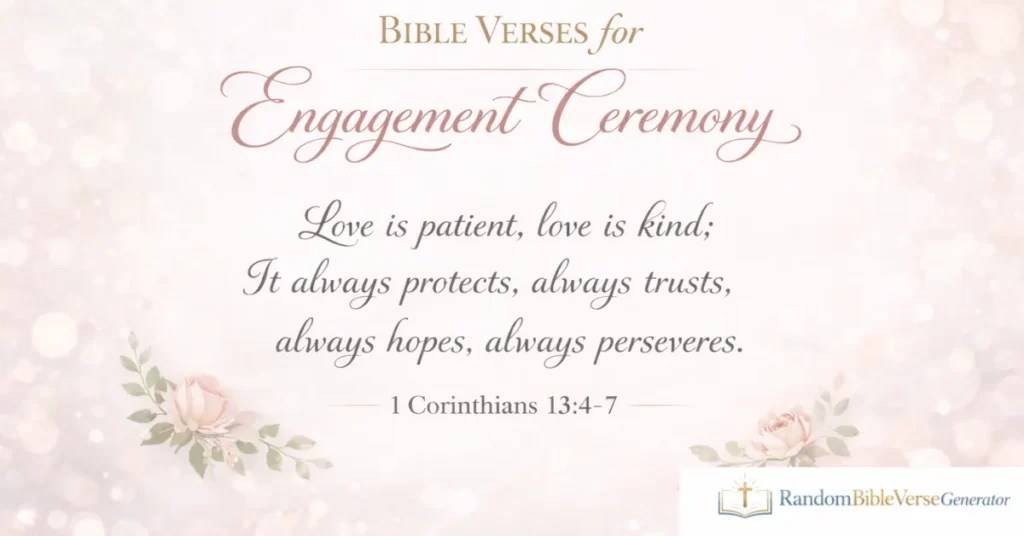 bible verse for engagement