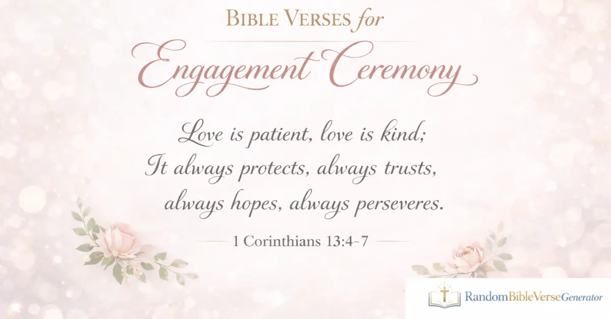 bible verse for engagement