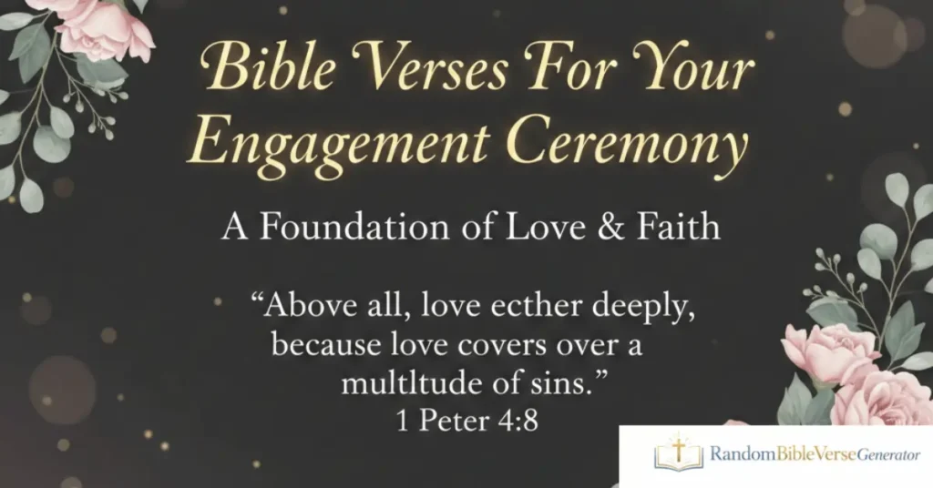 Bible Verses for Engagement Ceremony 
