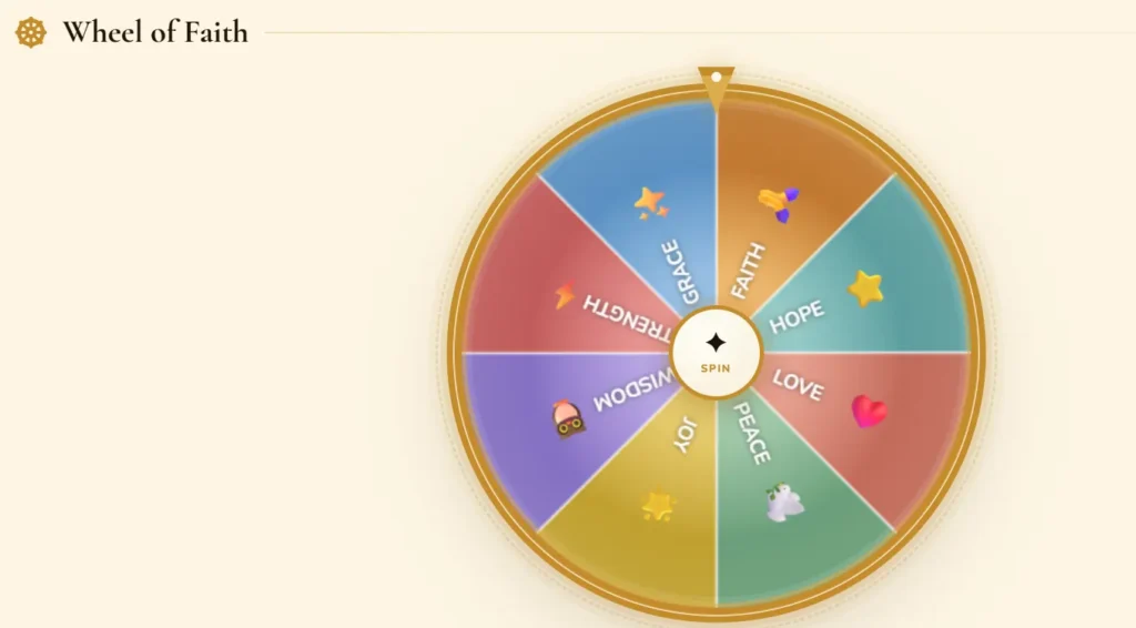 Bible verse picker tool