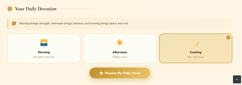 verse of the day generator