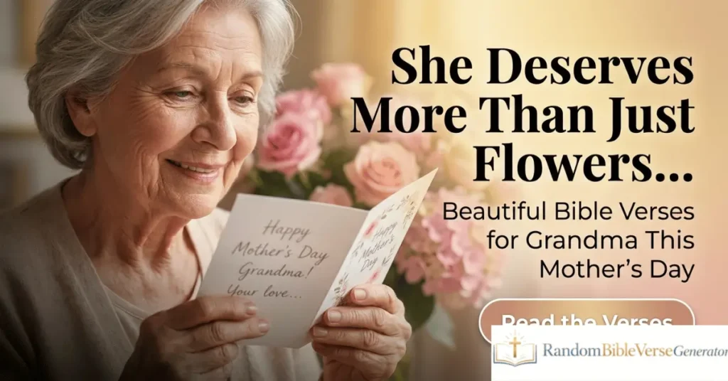 Heartfelt Bible Verses for Grandma on Mother’s Day