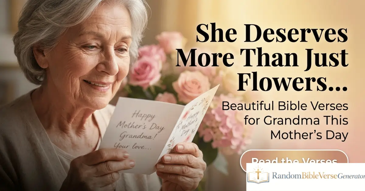 Heartfelt Bible Verses for Grandma on Mother’s Day