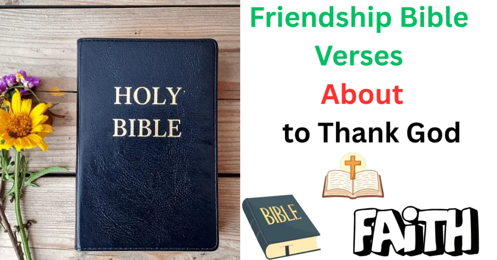 Friendship Bible Verses