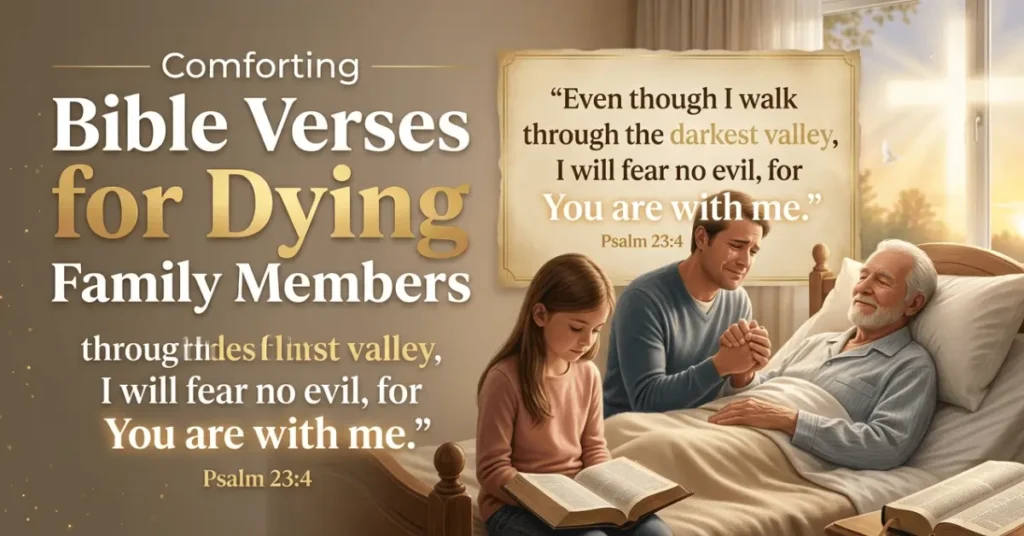 Bible Verses For Dying Family Members: 45+ Comforting Scriptures
