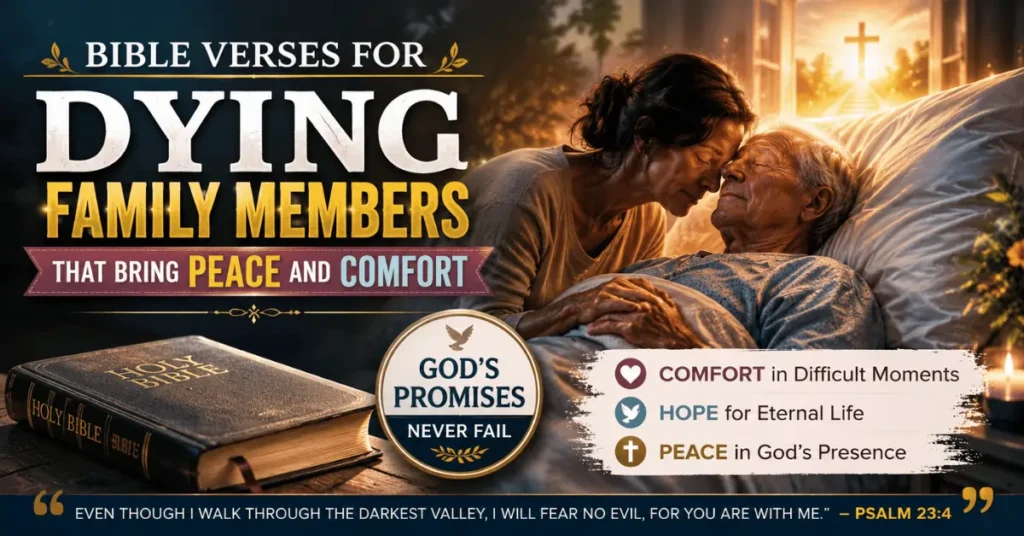 Bible Verses For Dying Family Members: 45+ Comforting Scriptures