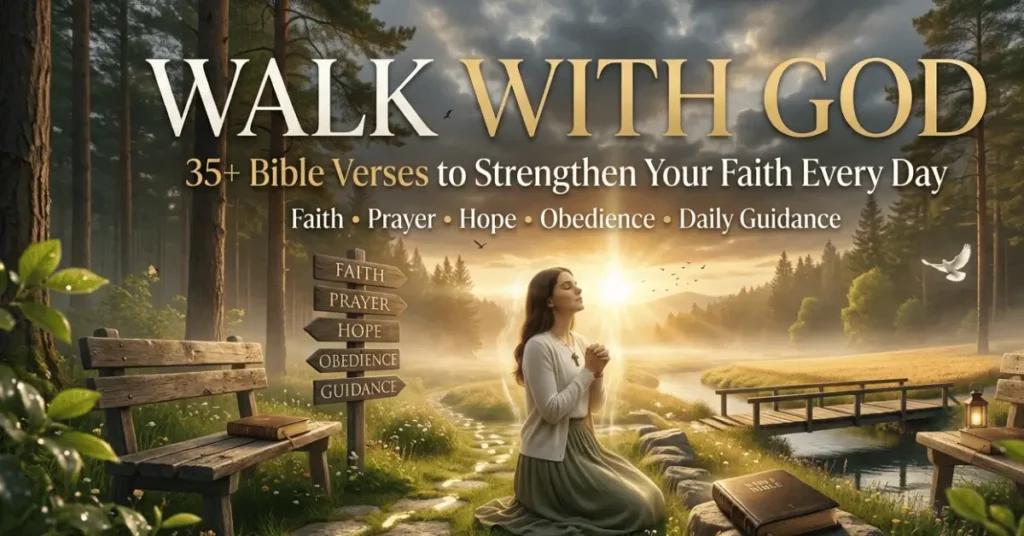 Bible Verse About Walking: 35+ Scriptures to Walk With God by Faith 