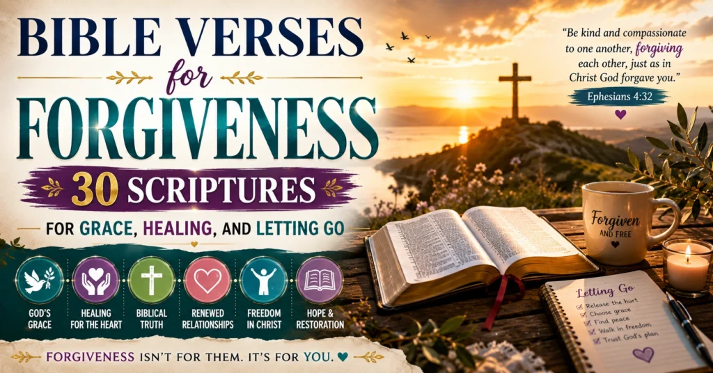 Bible Verses for Forgiveness