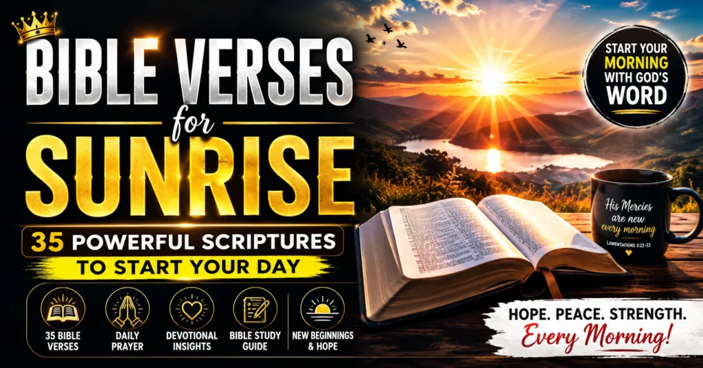 Bible Verses for Sunrise
