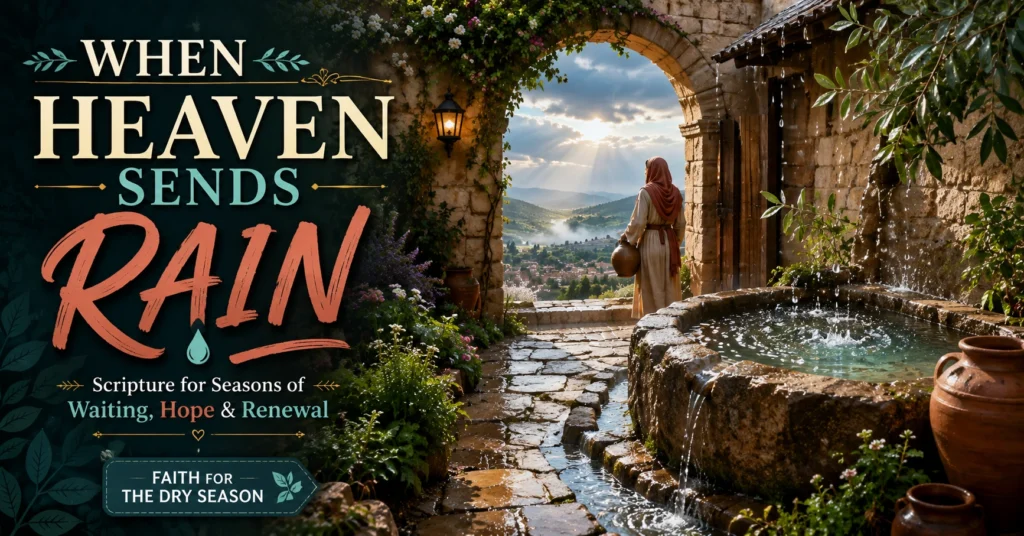 Bible Verses About Rain: 35 Scriptures for Blessing, Faith, and Renewal